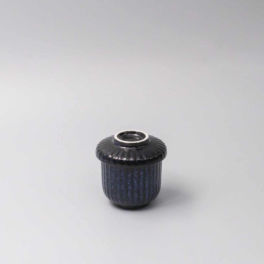 Cup Chawanmushi 170ml Indigo Blue Glaze - Image 1