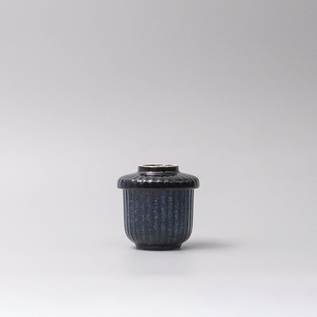 Cup Chawanmushi 170ml Indigo Blue Glaze - Image 2