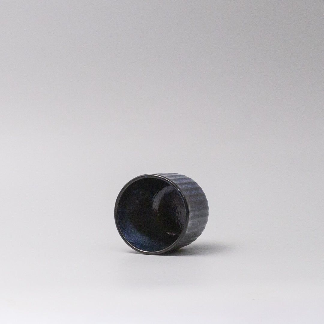 Cup Chawanmushi 170ml Indigo Blue Glaze - Image 4