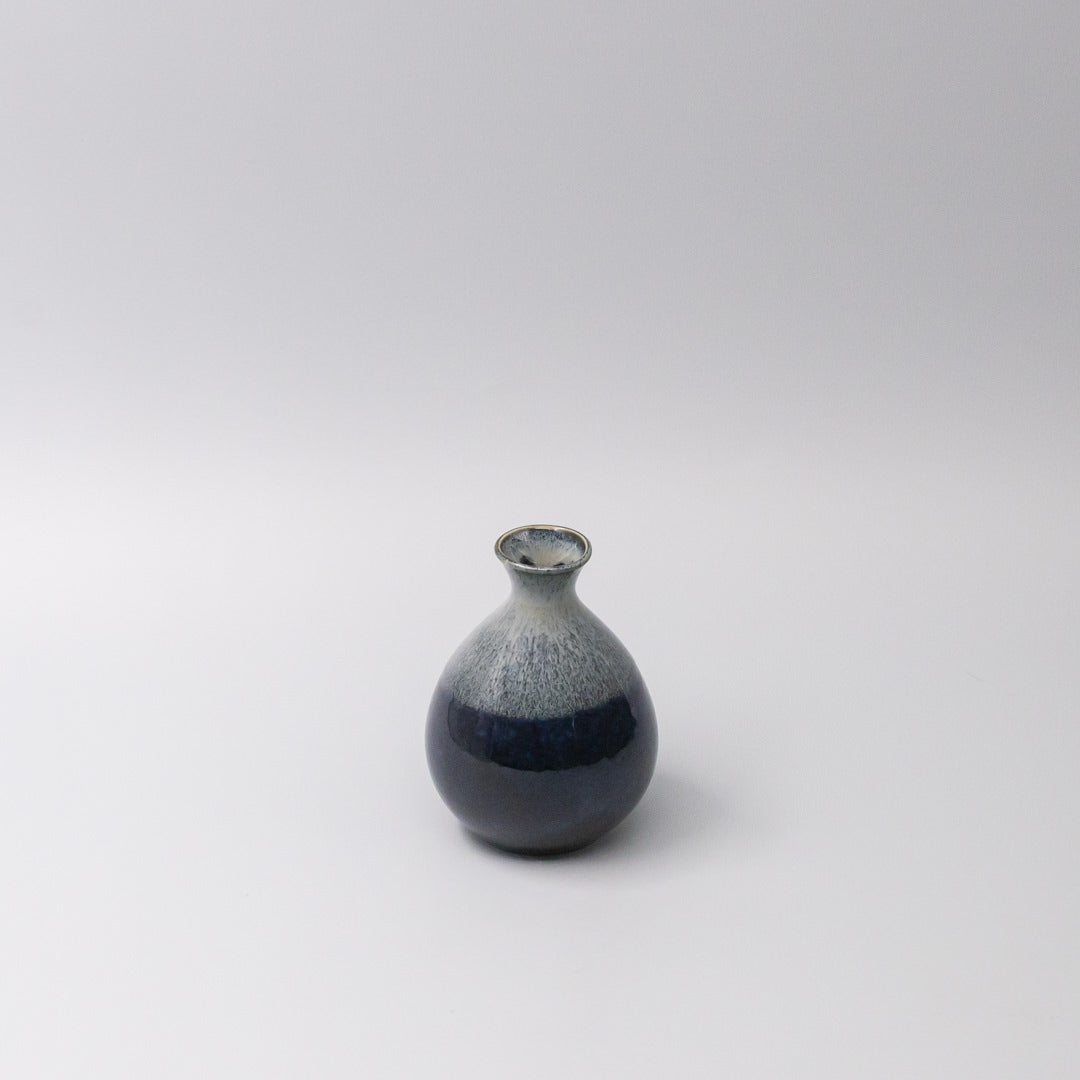 Sake Jug 300ml Denim Drip Glaze - Image 1