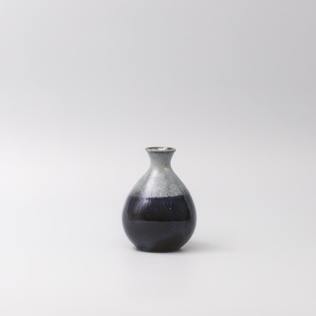 Sake Jug 300ml Denim Drip Glaze - Image 3