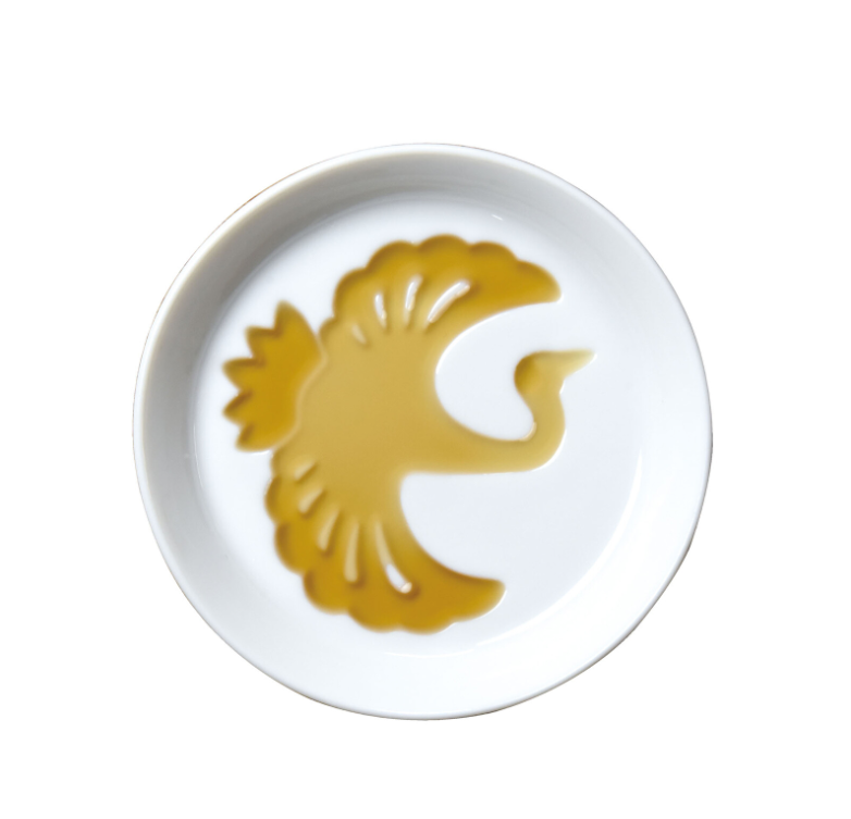 Sauce Dish Silhouette Crane - Image 1