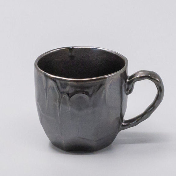 Mug in a Gift Box 260ml Black Drip Glaze - Image 1
