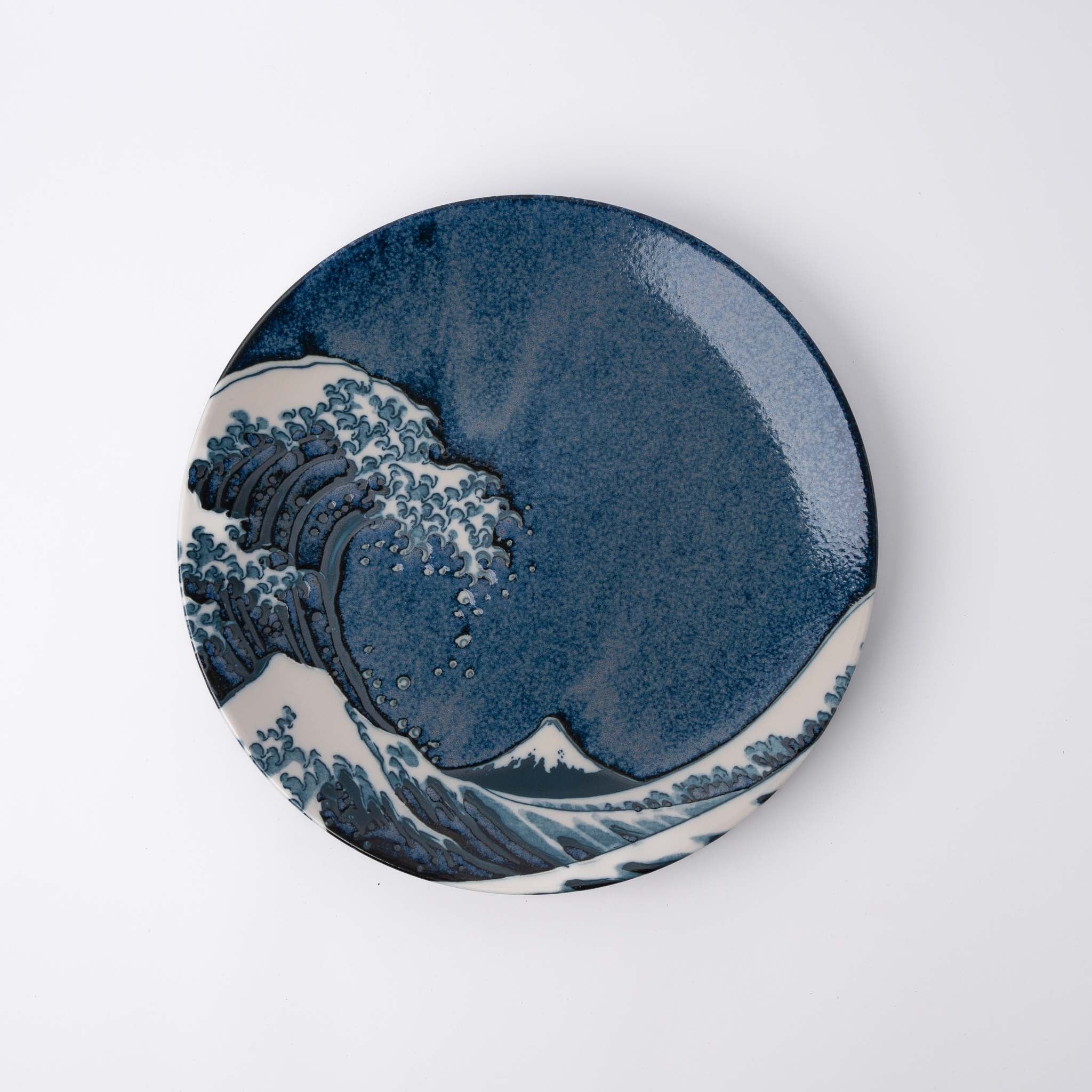 Plate 27.5cm Hokusai Great Wave Design - Image 2