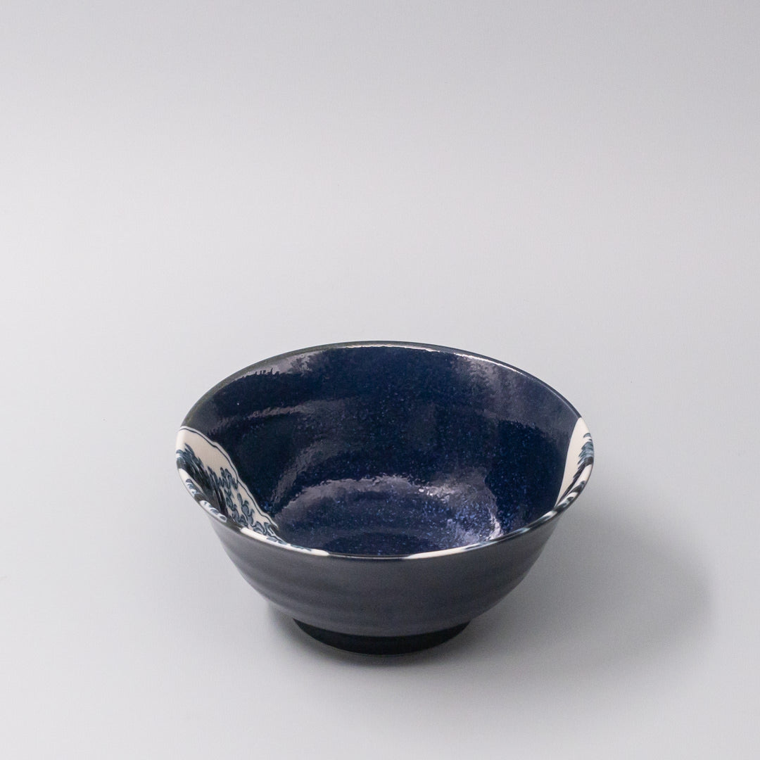 Rice Bowl 15cm Hokusai Great Wave Design - Image 1