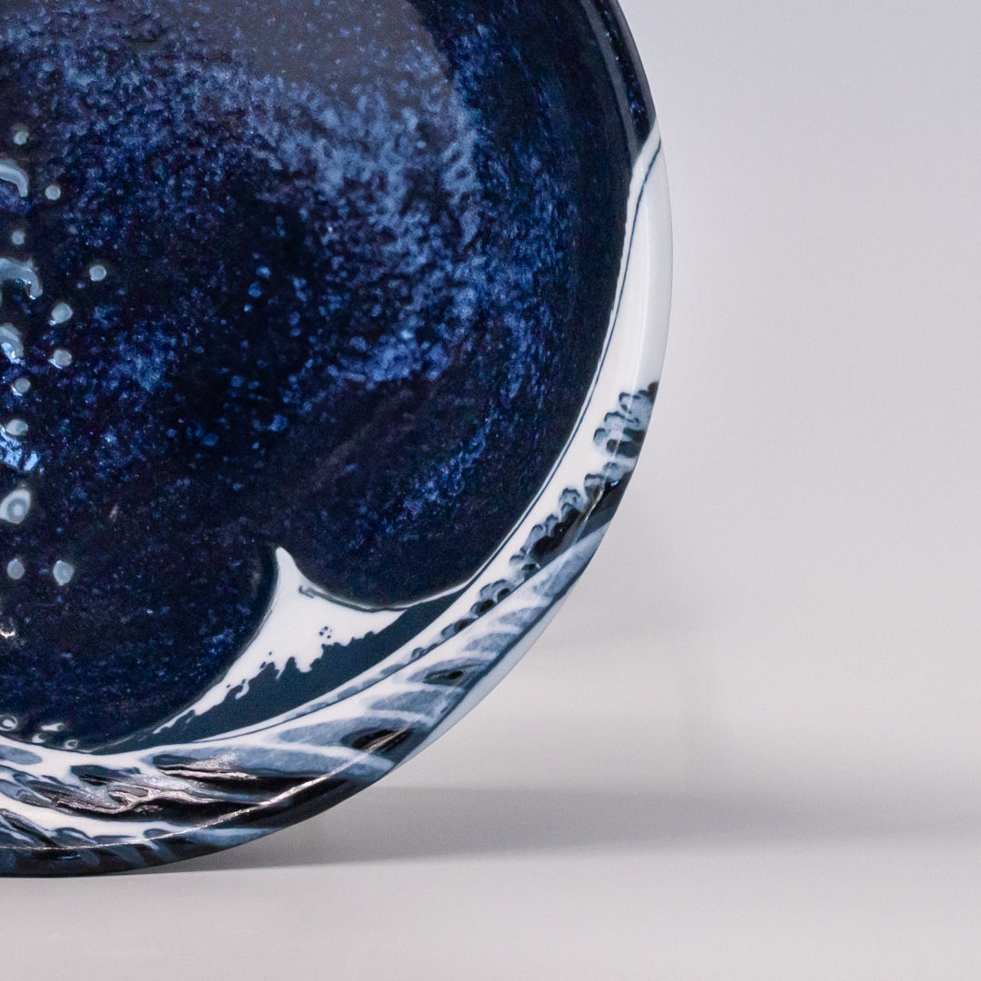 Udon Bowl 19.5cm Hokusai Great Wave Design - Image 3