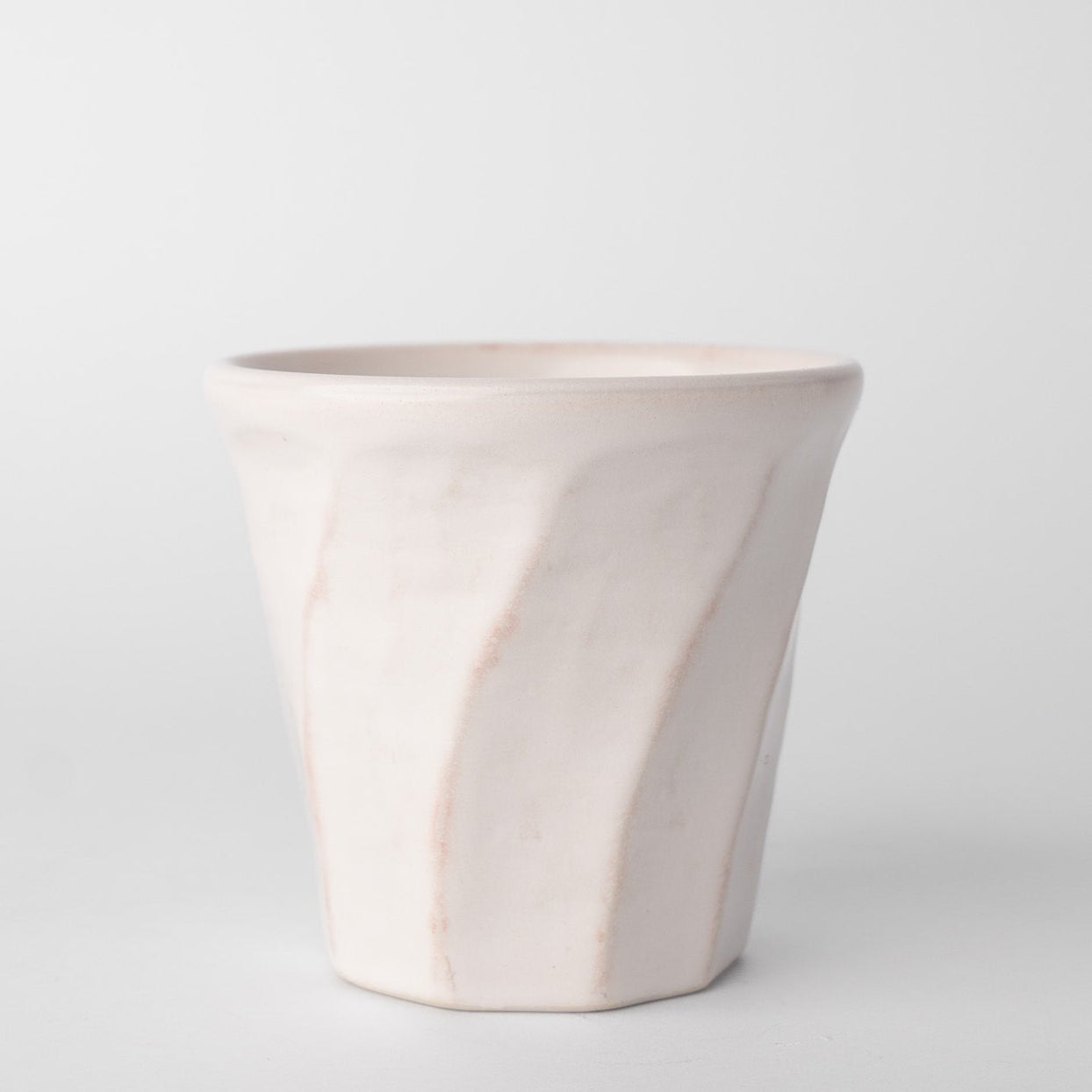 Mug Twist 9cm Whitewash Glaze - Image 1