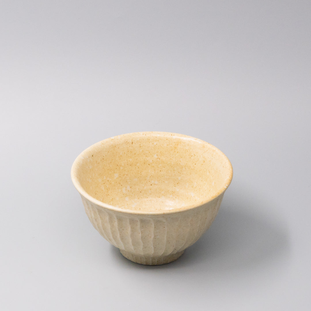 Bowl 15.5cm Shinogi Oatmeal Glaze - Image 1