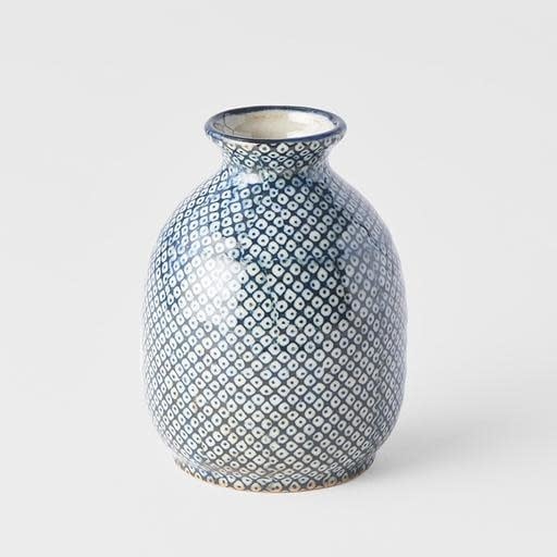 Sake Jug 8cm 300ml Shibori Pattern - Image 1