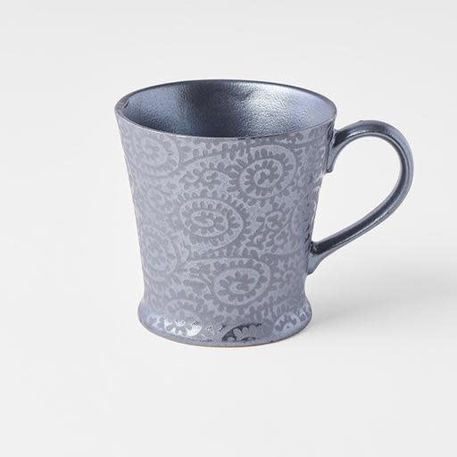 Mug 200ml Black Scroll Design - Image 1