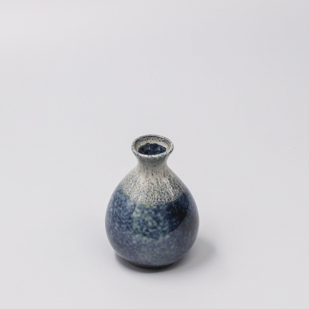 Sake Jug 180ml Denim Drip Glaze - Image 1