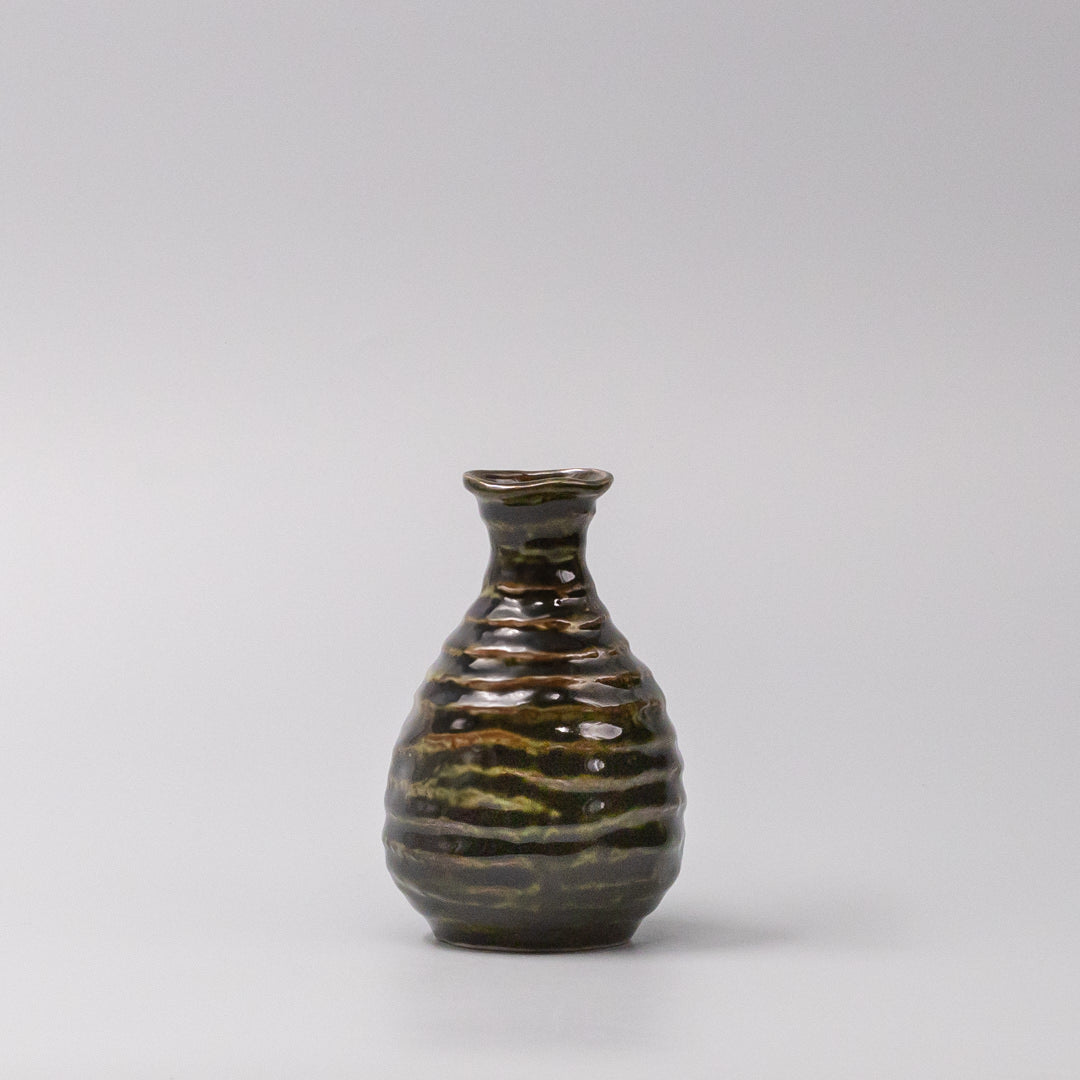 Sake Jug 180ml Sage Brown Glaze - Image 4