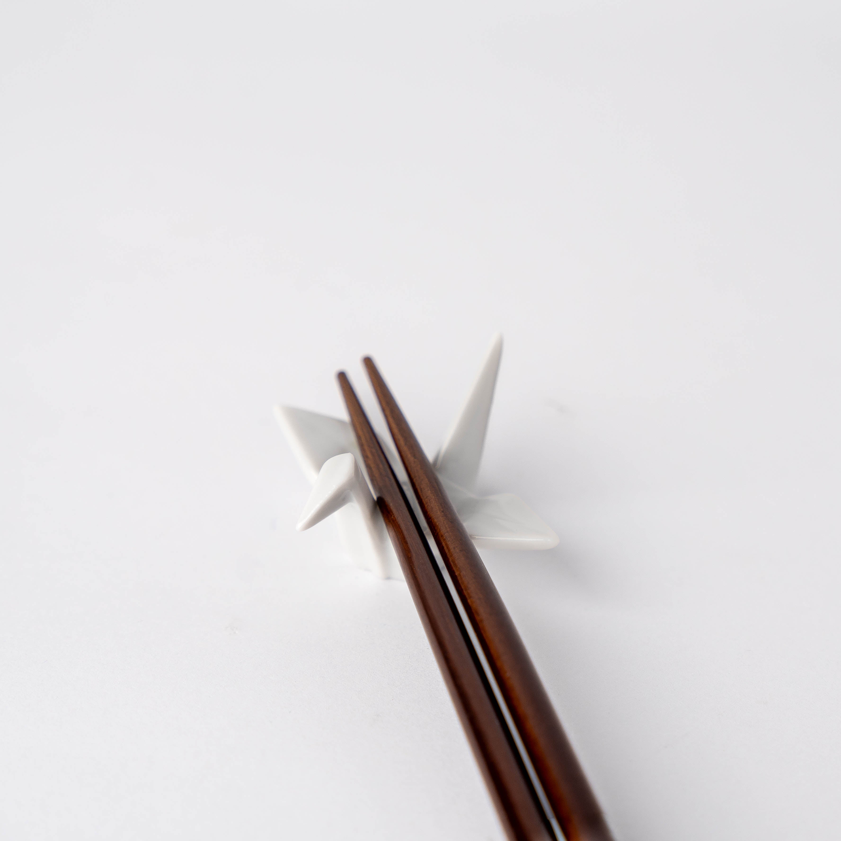 Chopstick Rest Origami Crane White - Image 2