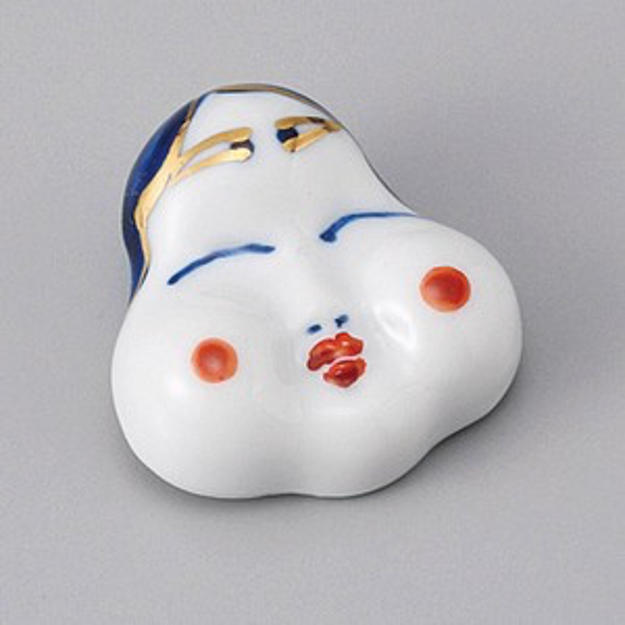 Chopstick Rest Okame Lady - Image 1