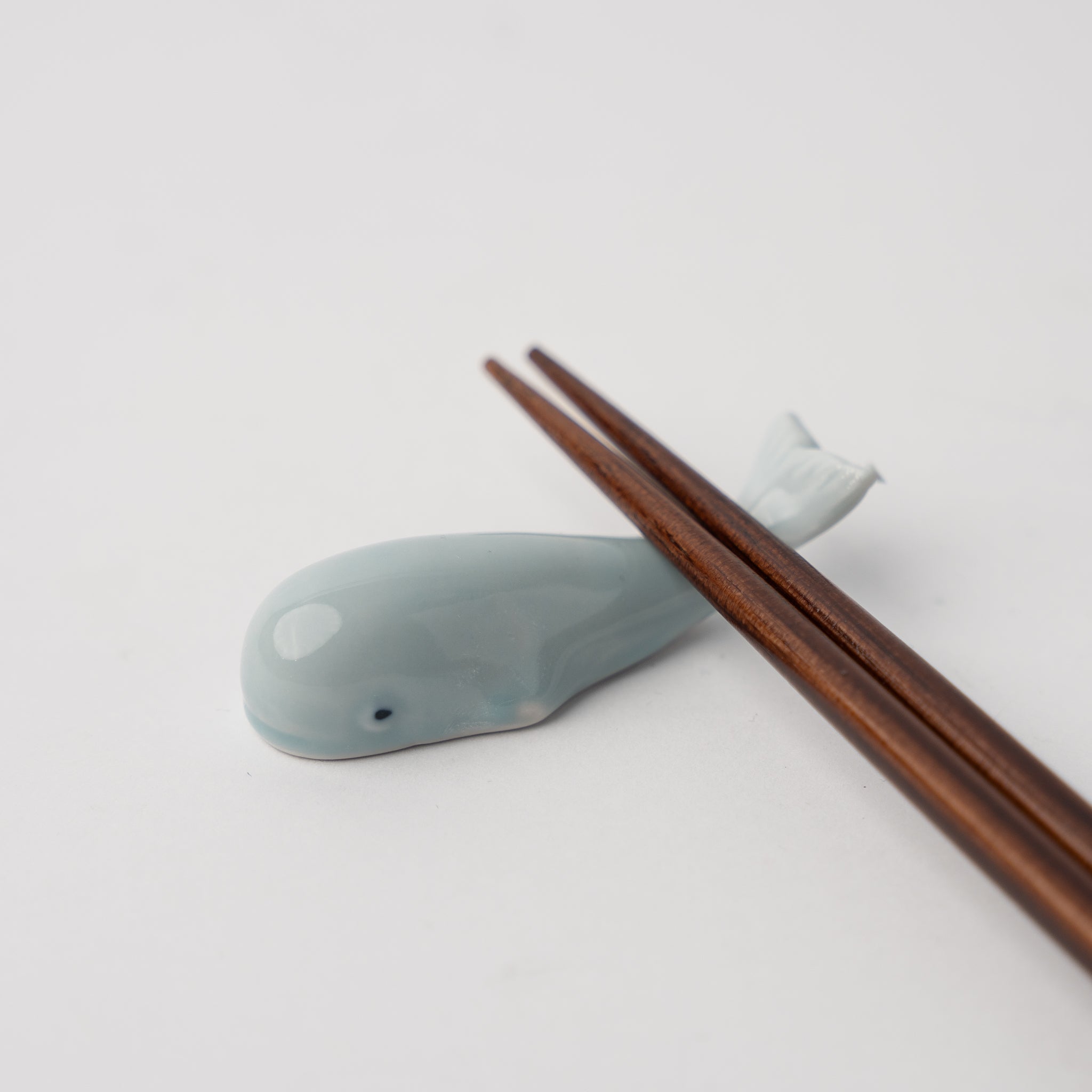 Chopstick Rest Ice Blue Whale - Image 1