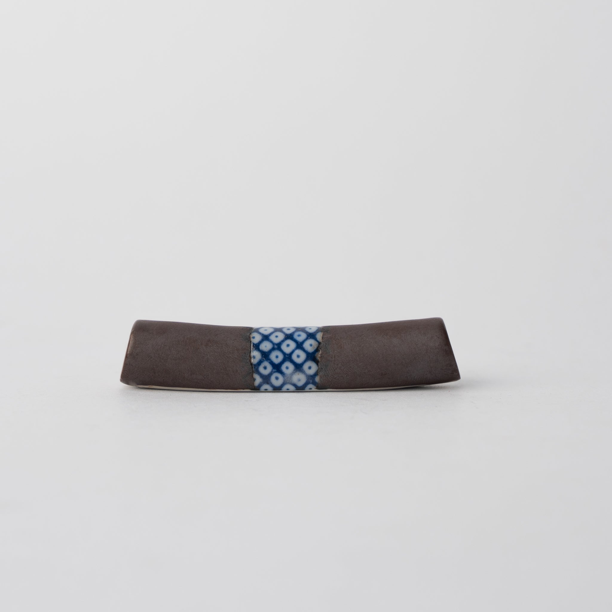 Chopstick Rest Cylinder Shibori Black - Image 3