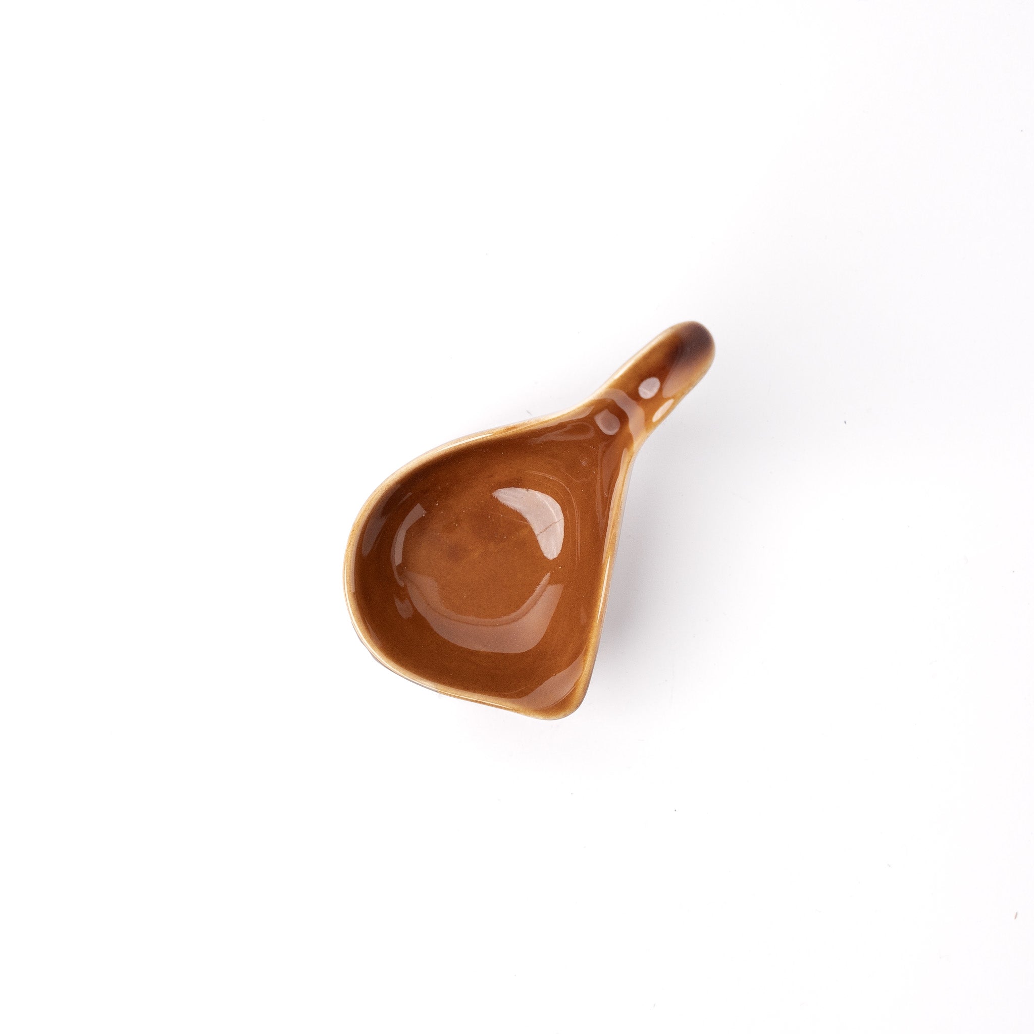 Upright Spoon 11cm Toffee Glaze - Image 3