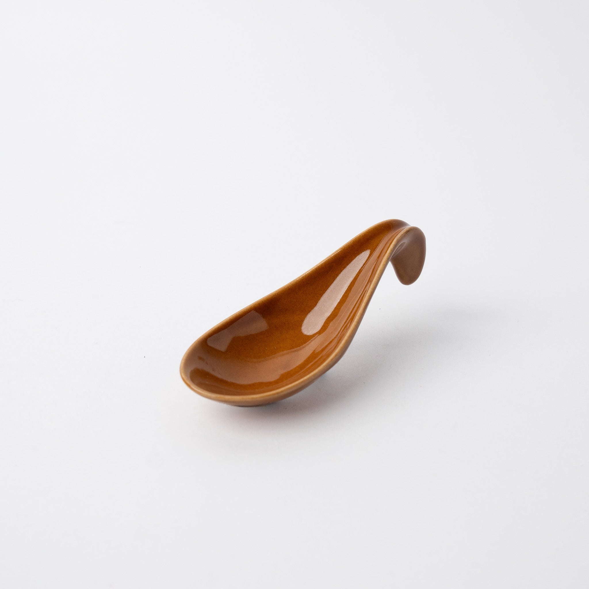 Tapas Spoon 12.5cm Toffee Glaze - Image 1