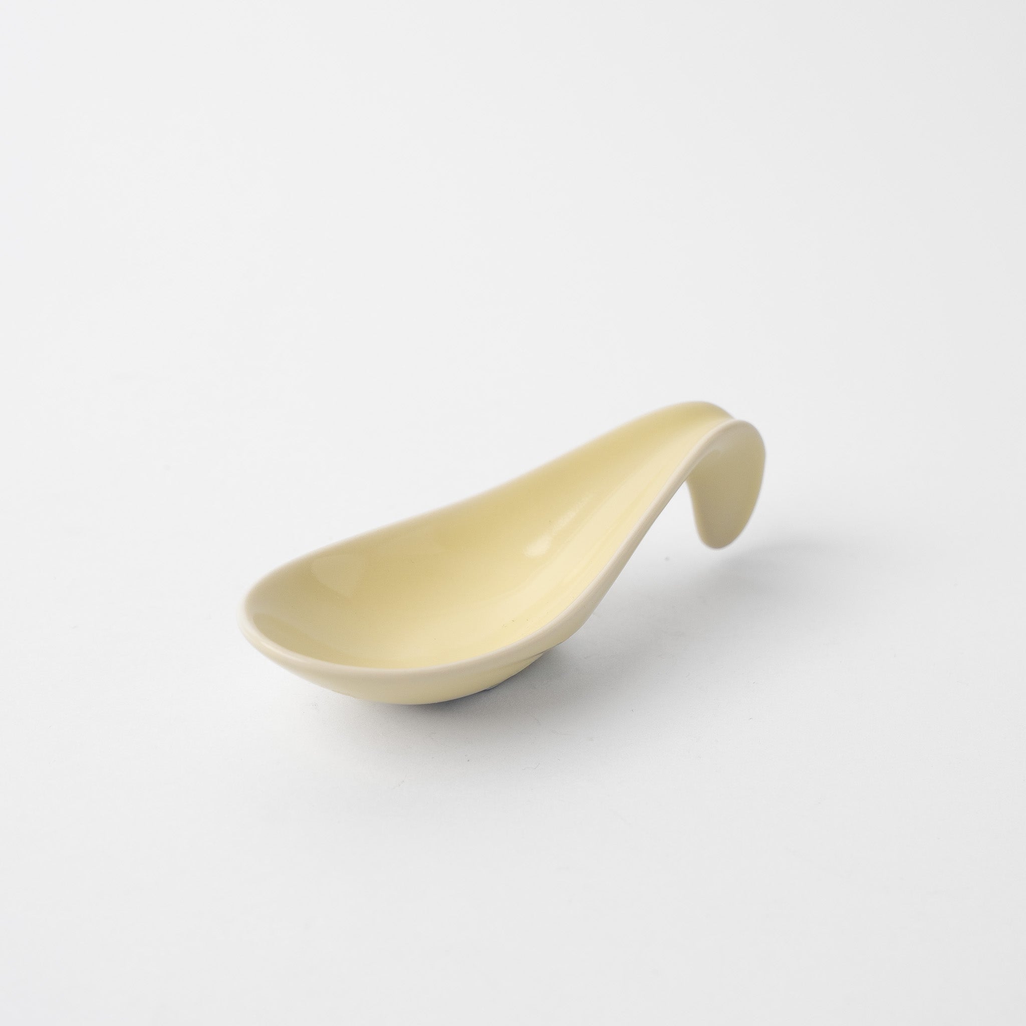 Tapas Spoon 12.5cm Buttermilk Glaze - Image 1