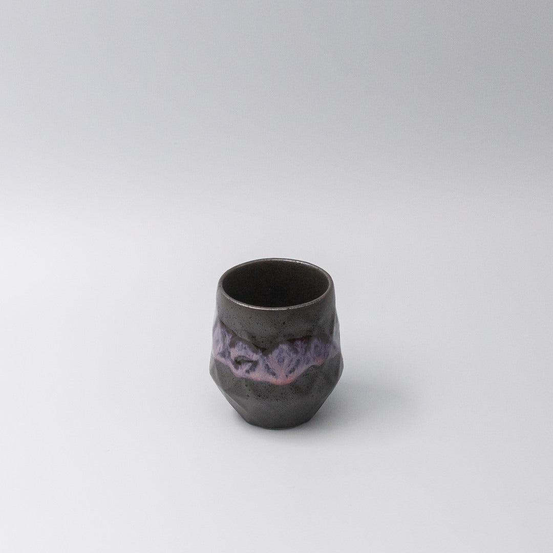 Sushi Mug 350ml Purple Red Drip On Black Design - Image 1