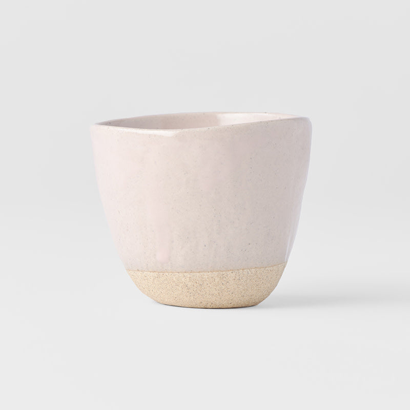 Lopsided Mug 200ml Sakura Pink Glaze - Image 1