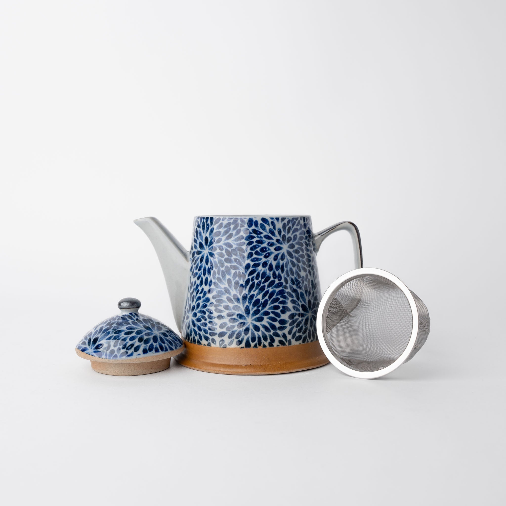 Teapot 400ml Chrysanthemum Design - Image 3