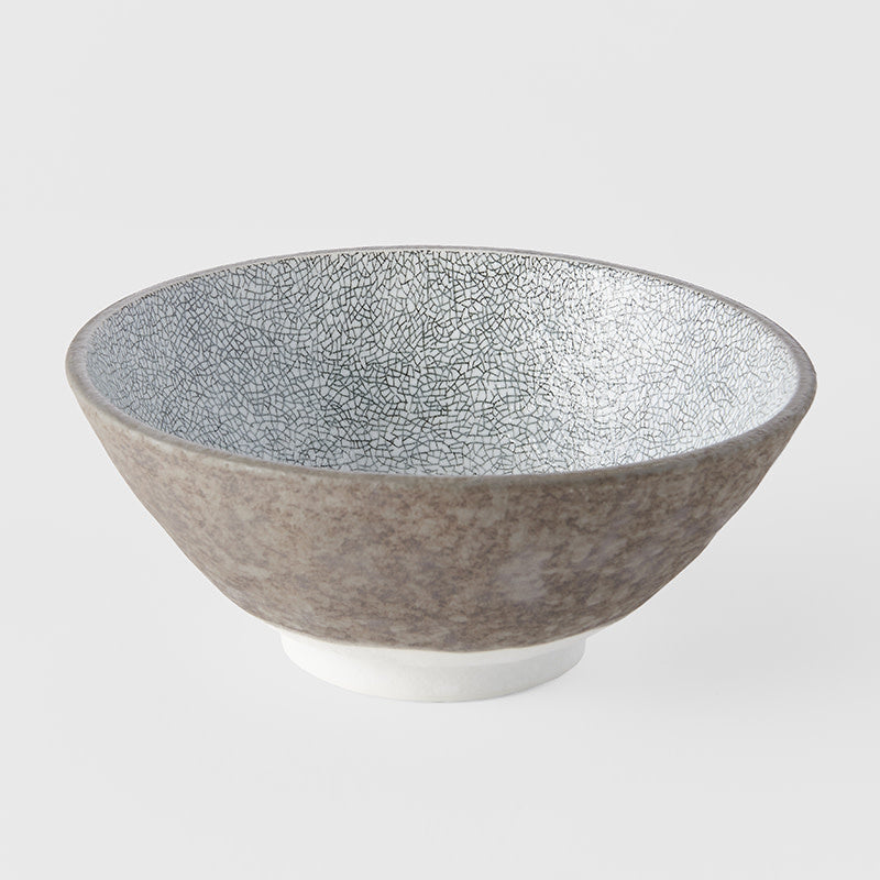 Bowl 15cm Crazed Grey Glaze - Image 1