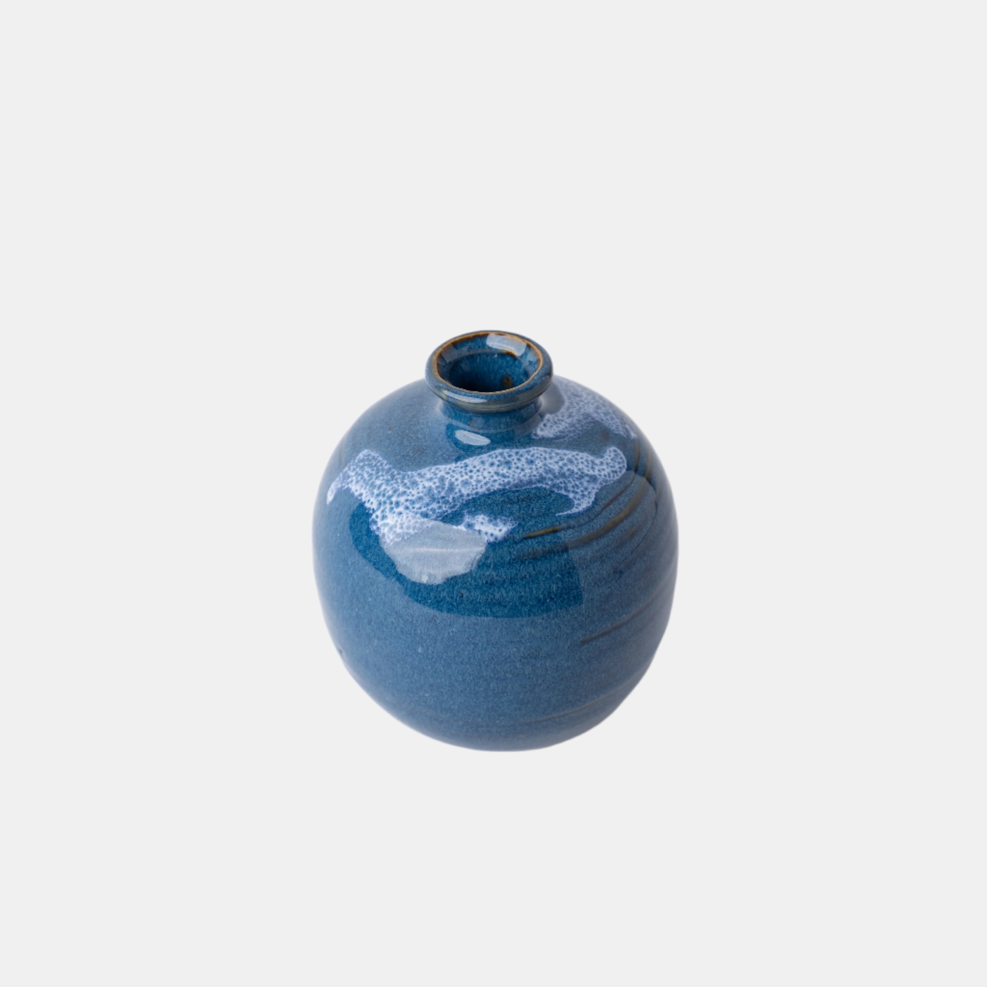 Vase Small Cobalt Round - Image 1