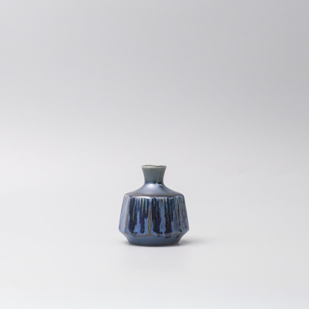 Vase Small Blue Ridge Octagon - Image 1