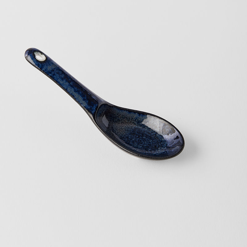 Spoon 15cm Kanso Indigo Blue Glaze - Image 4