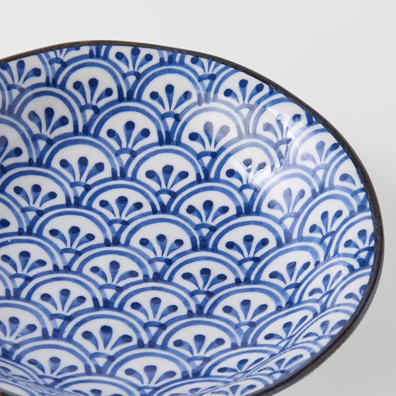 Pasta Bowl 20.5cm Petal Crest Design - Image 1