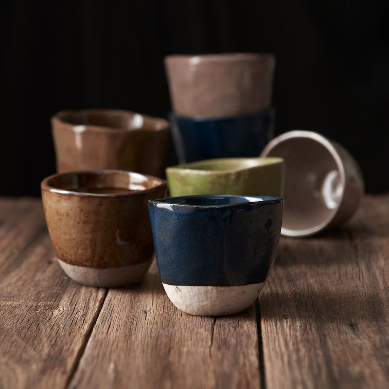 Lopsided Mug 275ml Matcha Green Glaze - Image 4
