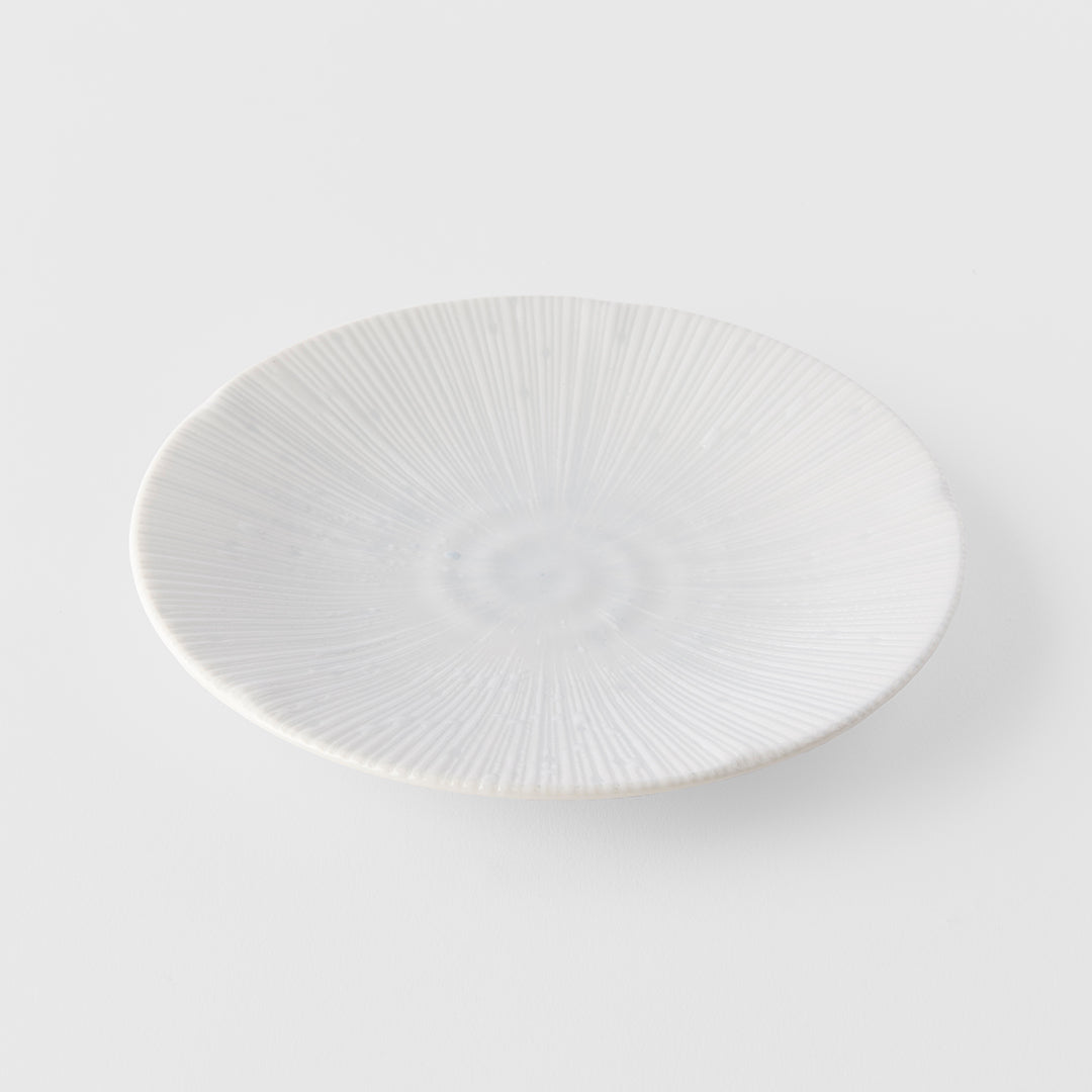 Tapas Plate 16.5cm Ice White Glaze - Image 1