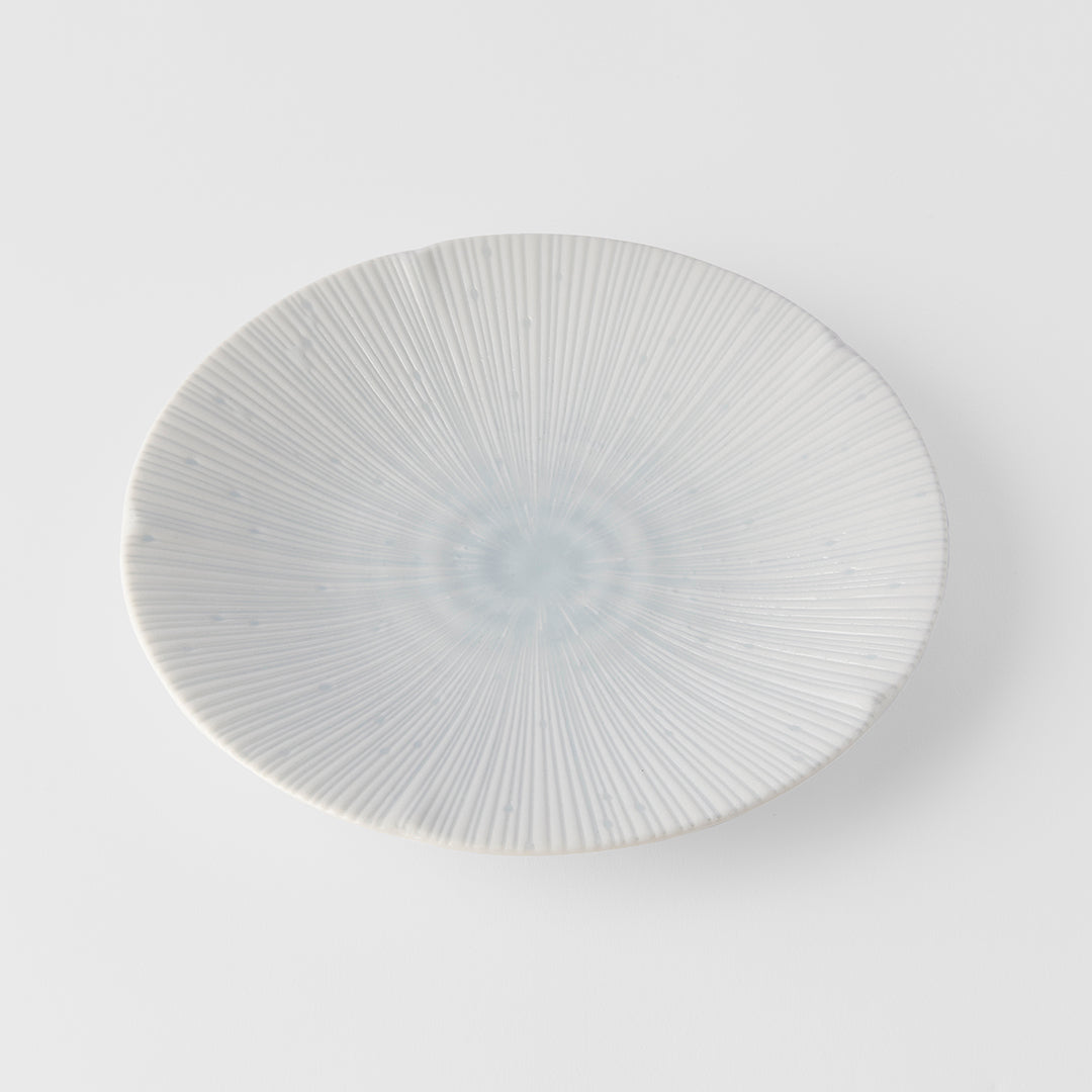 Side Plate 22cm Ice White Glaze - Image 1