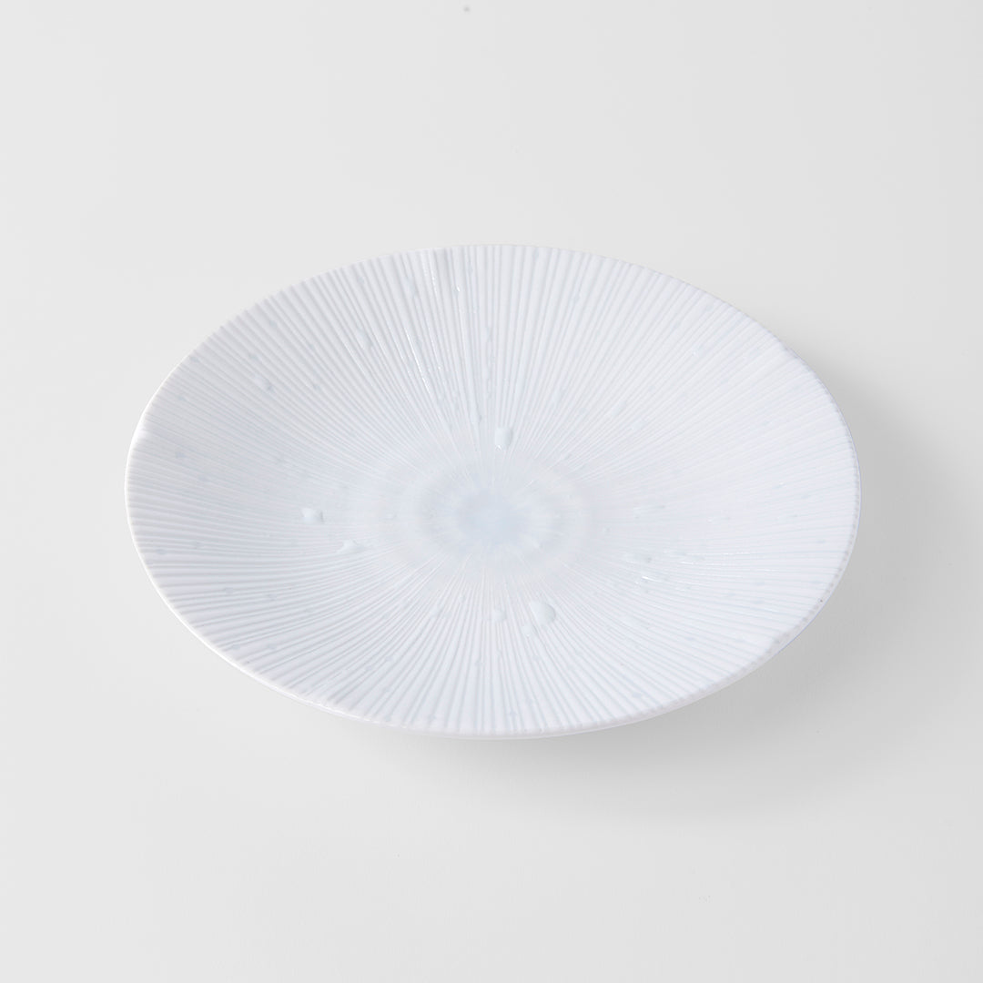 Dinner Plate 24.5cm Ice White Glaze - Image 1