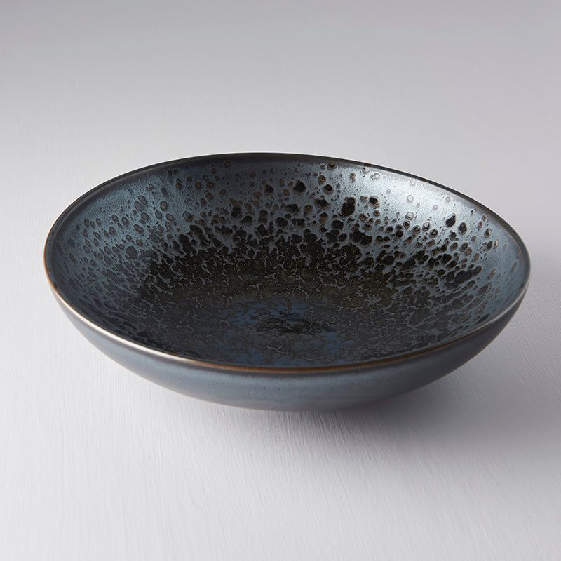 Serving Bowl 28cm Black Pearl Glaze - Image 1