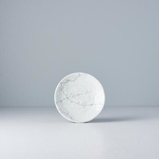 Plate 13cm White Blossom Glaze - Image 1