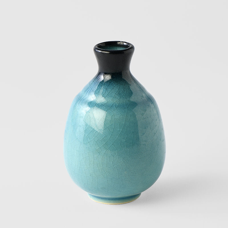 Sake Jug 8cm 275ml Ink Turquoise Glaze - Image 1