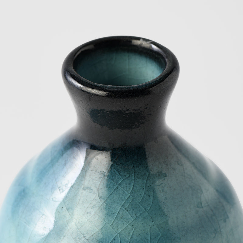 Sake Jug 8cm 275ml Ink Turquoise Glaze - Image 2