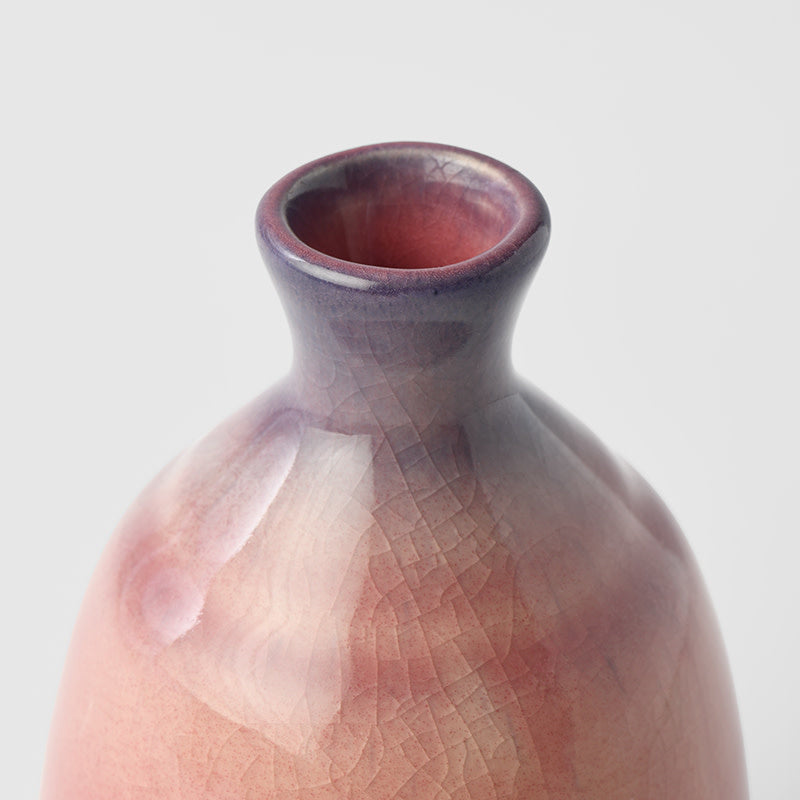 Sake Jug 8cm 275ml Momo Pink Glaze - Image 1