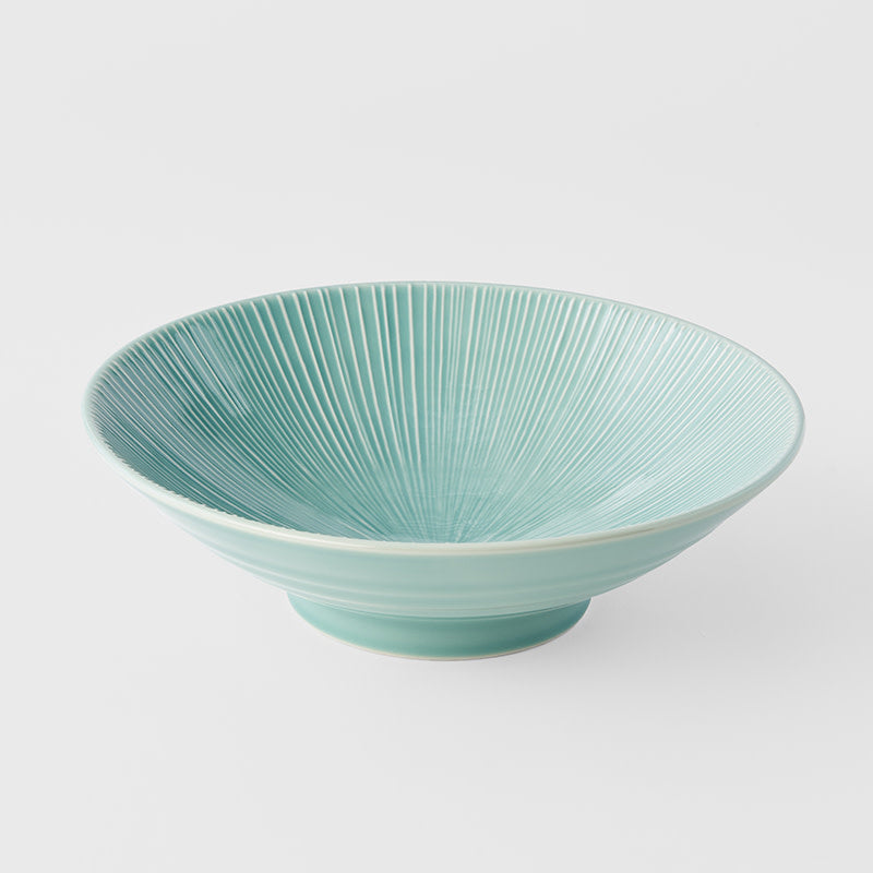 Ramen Bowl 24cm Craft Aqua Glaze - Image 1