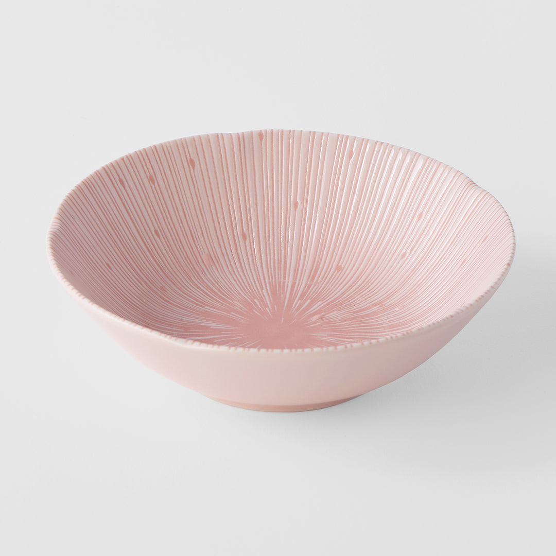 Bowl 14cm Ice Pink Glaze - Image 1
