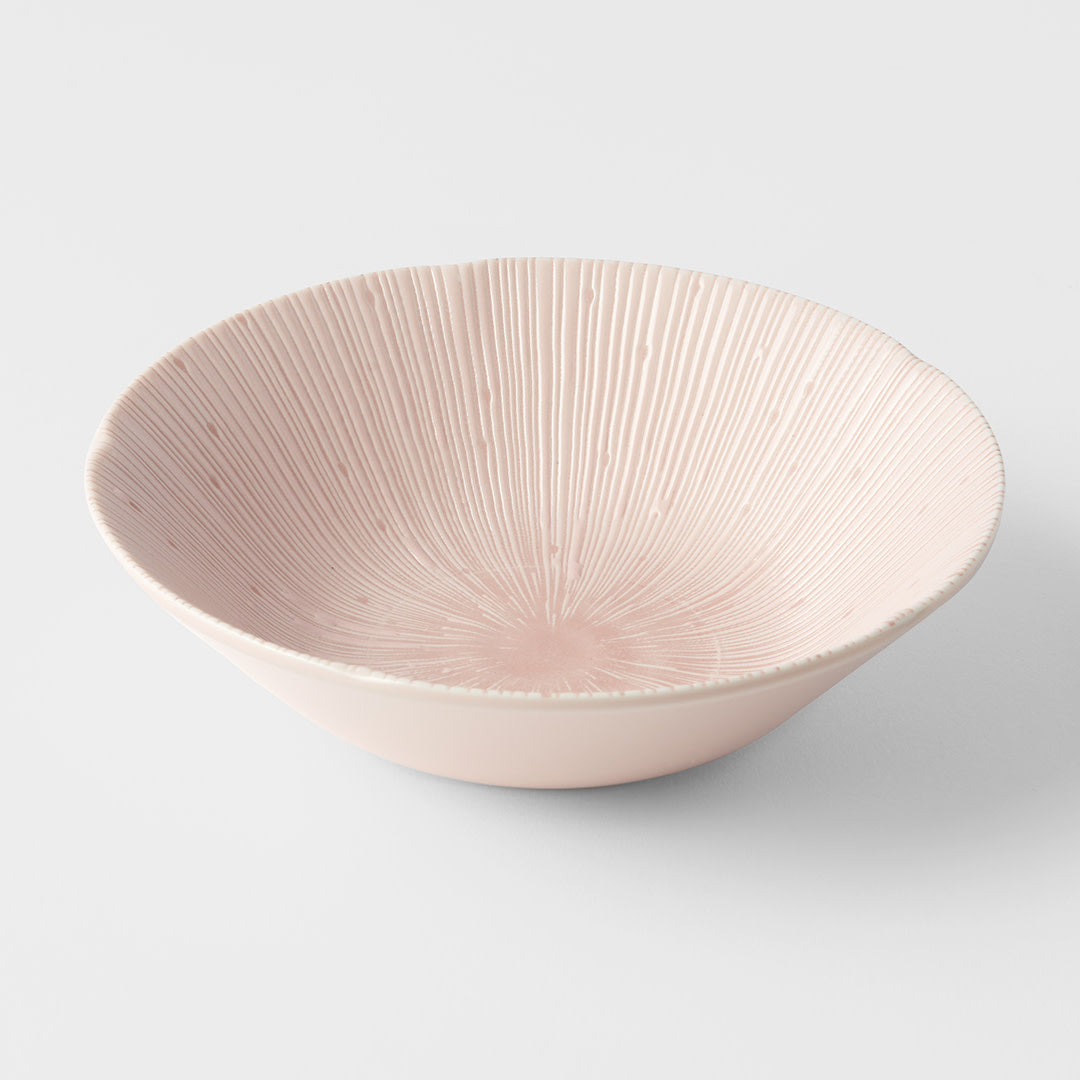 Bowl 17cm Ice Pink Glaze - Image 1