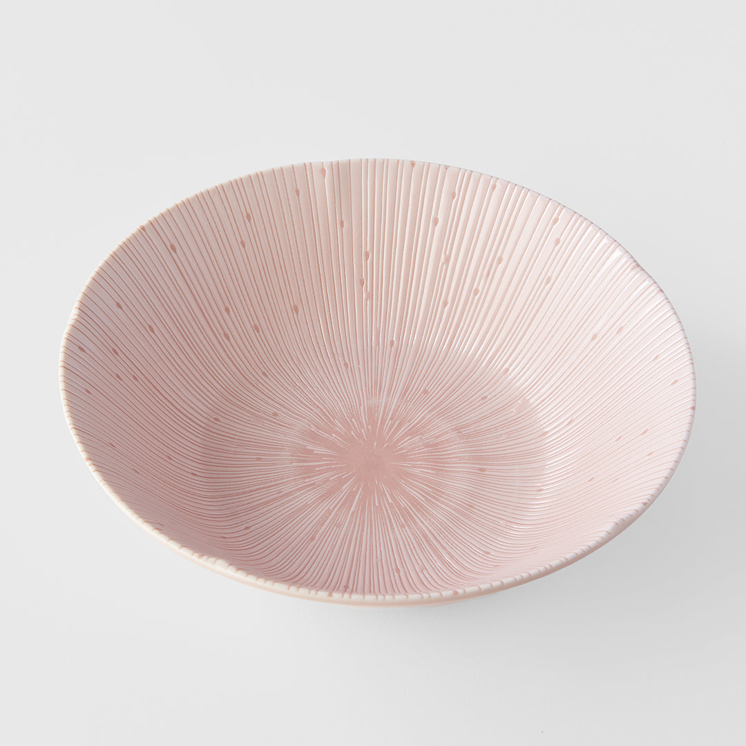 Bowl 21cm Ice Pink Glaze - Image 1