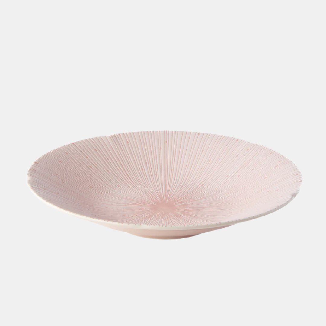 Pasta Bowl 24.5cm Ice Pink Glaze - Image 1
