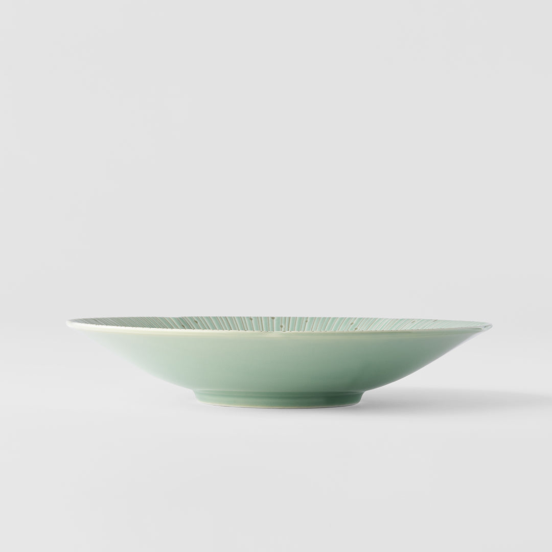 Pasta Bowl 24.5cm Ice Green Glaze - Image 3