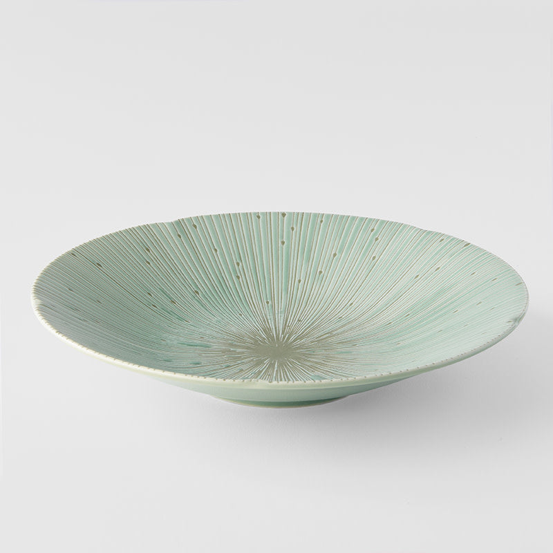 Pasta Bowl 24.5cm Ice Green Glaze - Image 4