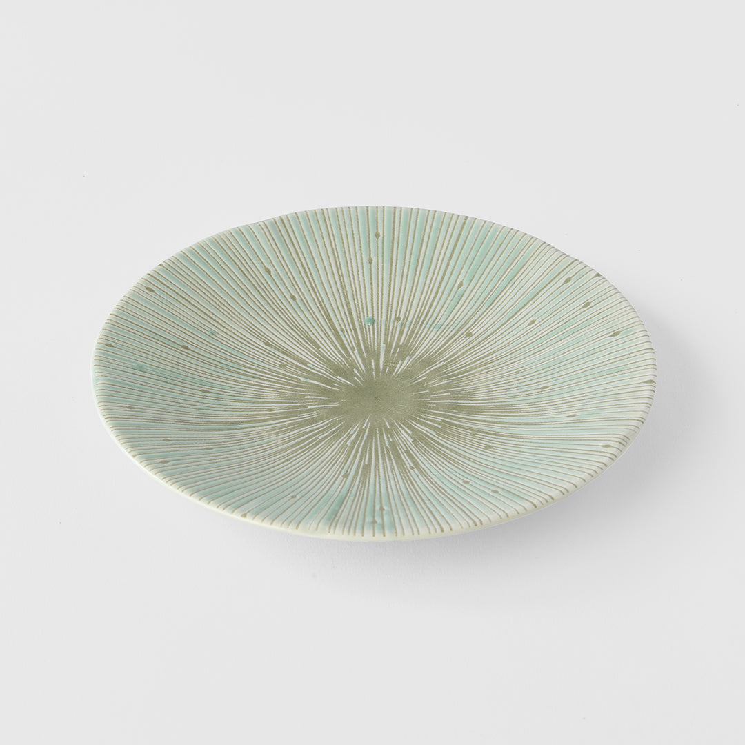 Tapas Plate 16.5cm Ice Green Glaze - Image 1