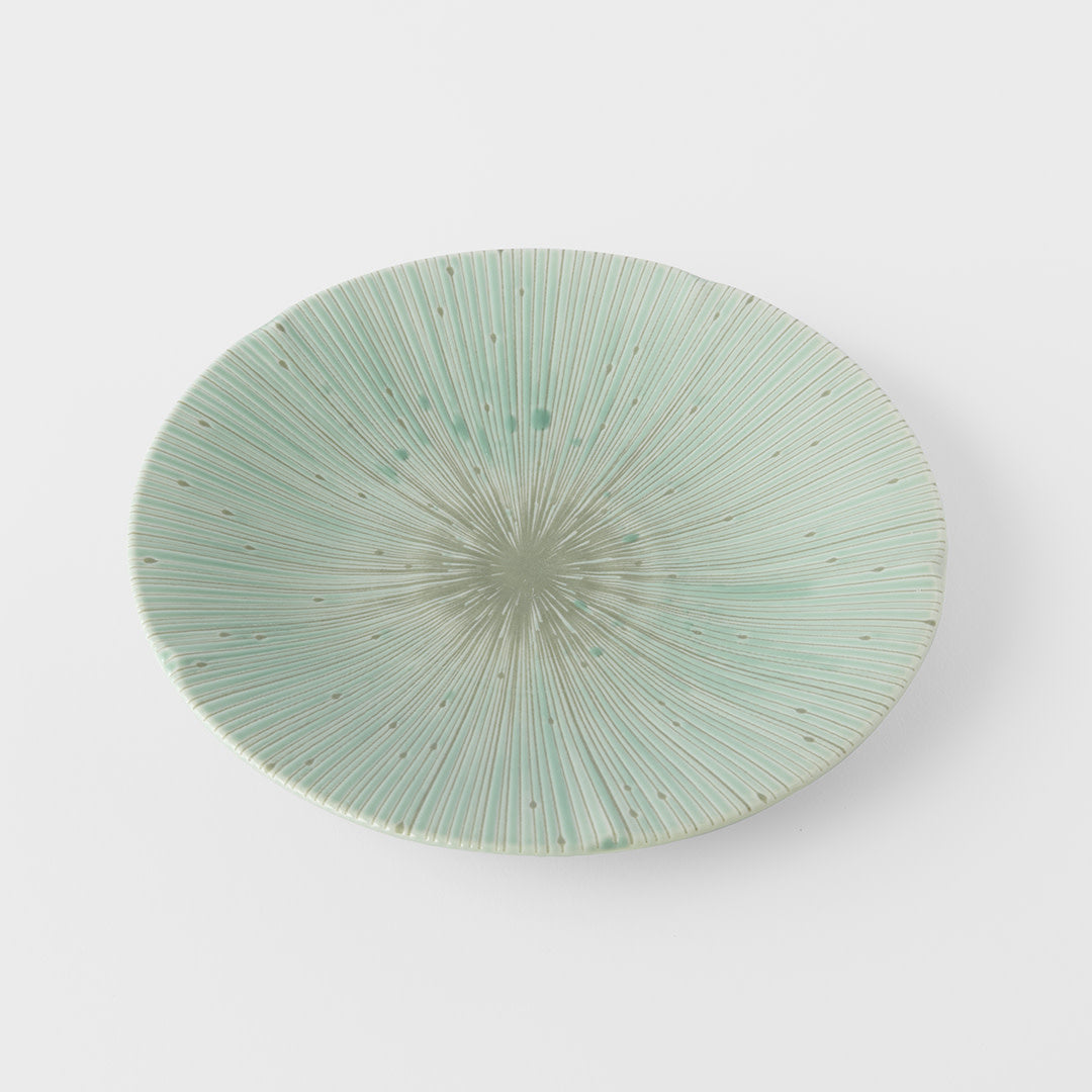 Side Plate 22cm Ice Green Glaze - Image 1