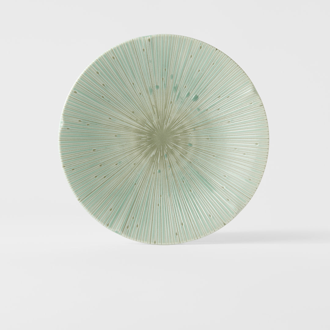 Side Plate 22cm Ice Green Glaze - Image 2